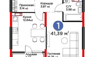 Продажа 1-комнатной квартиры, 41.39 м² - Продажа однокомнатных квартир от собственников в Алматы - страница 2