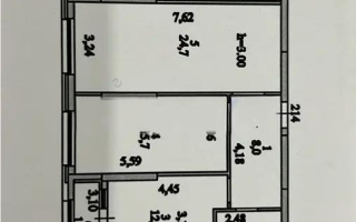 Продажа 2-комнатной квартиры, 66 м², ул. Толе би, дом  14 - Продажа квартир в Астане