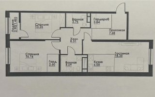 Продажа 3-комнатной квартиры, 86.1 м² - Продажа квартир от собственников в Алматы