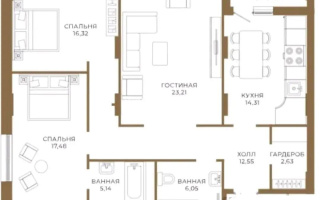 Продажа 3-комнатной квартиры, 97 м², ул. Достык, дом  8б - Продажа  трехкомнатных квартир в Астане с фото