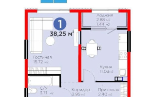 Продажа 1-комнатной квартиры, 38.25 м² - Продажа однокомнатных квартир в Алматы - страница 16