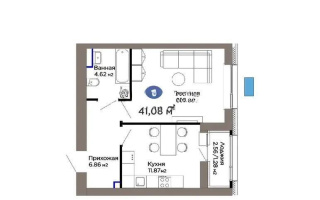 Продажа 1-комнатной квартиры, 41.5 м², ул. Рыскулова, дом  18/5 - Продажа  однокомнатных квартир в новостройках Астаны