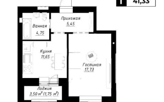 Продажа 1-комнатной квартиры, 41.33 м², ул. Калдаякова, дом  14 стр - Продажа квартир в Астане