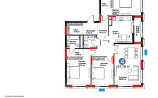 Продажа 4-комнатной квартиры, 140 м² - Продажа четырехкомнатных квартир в блочном доме в Астане