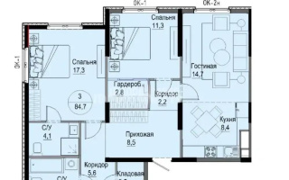 Продажа 3-комнатной квартиры, 85 м², ул. Утепова, дом  31 - Продажа  трехкомнатных квартир в новостройках Алматы