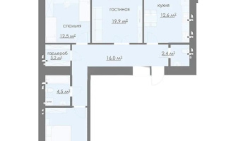 Продажа 3-комнатной квартиры, 90 м², ул. Карбышева, дом  4/3 - Продажа  трехкомнатных квартир в новостройках Караганды без посредников