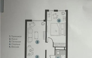 Продажа 2-комнатной квартиры, 47.44 м², пр. Райымбека, дом  349/1 - Продажа квартир в Алматы