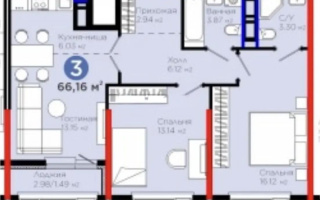 Продажа 3-комнатной квартиры, 66.16 м² - Продажа трехкомнатных квартир в монолитно-каркасном доме в Астане - страница 9