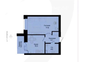 Продажа 1-комнатной квартиры, 38.1 м² - Продажа квартир в кирпичном доме в Астане