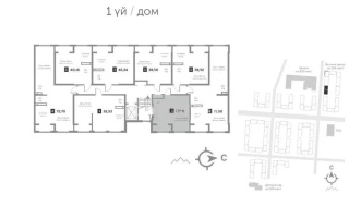 Продажа 1-комнатной квартиры, 36.23 м², ул. Бурундайская, дом  91а - Продажа квартир в Алматы