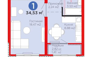 Продажа 1-комнатной квартиры, 34.5 м² - Продажа квартир в новостройках Астаны - страница 40