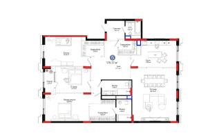 Продажа 4-комнатной квартиры, 178.37 м², пер. Тасшокы, дом  4 - Продажа  четырехкомнатных квартир в Астане