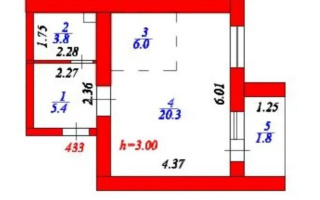 Продажа 1-комнатной квартиры, 37.3 м², ул. Бокейхана, дом  13 стр - Продажа  однокомнатных квартир в новостройках Астаны без посредников