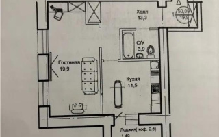 Продажа 1-комнатной квартиры, 50.09 м² - Продажа недвижимости в Астане