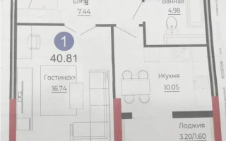 Продажа 1-комнатной квартиры, 41 м², ул. Е-882, дом  7 - Продажа квартир в Казахстане