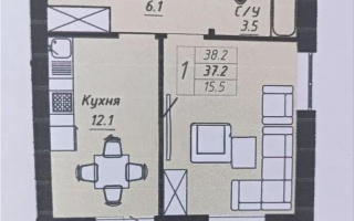 Продажа 1-комнатной квартиры, 39 м² - Продажа однокомнатных квартир в кирпичном доме в Астане - страница 2