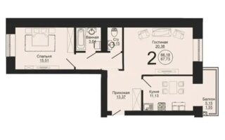 Продажа 2-комнатной квартиры, 65.65 м² - Продажа квартир в Астане - страница 137