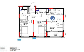 Продажа 3-комнатной квартиры, 73 м² - Продажа квартир в новостройках Астаны - страница 54