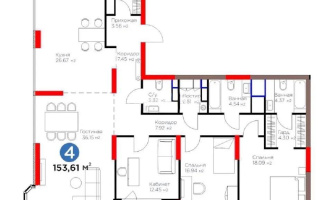 Продажа 4-комнатной квартиры, 154 м² - Продажа четырехкомнатных квартир от собственников в Астане - страница 11