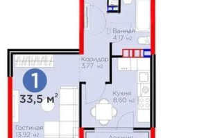 Продажа 1-комнатной квартиры, 33.5 м², мкр. Гажайып, дом  11/19 - Продажа квартир в Алматы