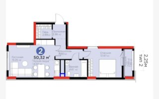 Продажа 2-комнатной квартиры, 50.32 м² - Продажа квартир в новостройках Астаны - страница 49