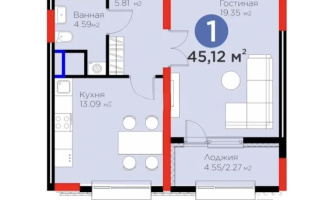 Продажа 1-комнатной квартиры, 45 м² - Продажа квартир в блочном доме в Казахстане