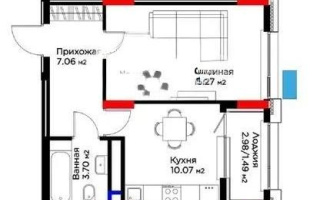 Продажа 1-комнатной квартиры, 37.59 м² - Продажа однокомнатных квартир в блочном доме в Астане