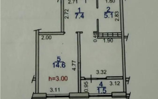 Продажа 1-комнатной квартиры, 39.4 м², ул. Навои, дом  30а/1 - Продажа  однокомнатных квартир в Алматы с фото