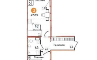 Продажа 2-комнатной квартиры, 45.3 м², ул. Е-67, дом  8 - Продажа квартир в Астане