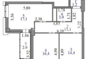 Продажа 2-комнатной квартиры, 65.8 м², ул. Мухамедханова, дом  49/1 - Продажа  двухкомнатных квартир в новостройках Астаны без посредников с фото