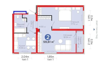 Продажа 2-комнатной квартиры, 60 м² - Продажа двухкомнатных квартир в блочном доме в Астане - страница 2