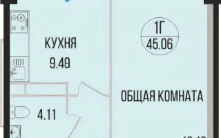 Продажа 1-комнатной квартиры, 45.06 м², ул. Радостовца, дом  167а стр - Продажа квартир в новостройках Алматы