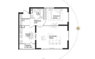 Продажа 2-комнатной квартиры, 70.73 м² - Продажа двухкомнатных квартир в монолитно-каркасном доме в Казахстане - страница 15