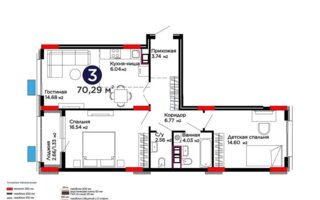 Продажа 3-комнатной квартиры, 70.29 м² - Продажа трехкомнатных квартир в Астане - страница 4