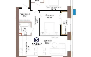 Продажа 3-комнатной квартиры, 67.5 м² - Продажа трехкомнатных квартир в р-не Есиль Астаны