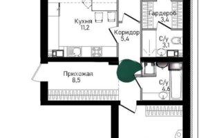 Продажа 3-комнатной квартиры, 88.9 м²