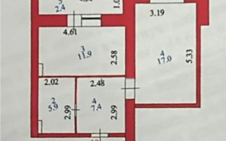 Продажа 1-комнатной квартиры, 44 м², ул. Акмешит, дом  7 - Продажа квартир в Астане без посредников