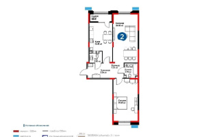 Продажа 2-комнатной квартиры, 84 м², пр. Гагарина, дом  255 - Продажа  двухкомнатных квартир в Алматы