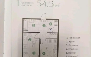 Продажа 2-комнатной квартиры, 54.5 м² - Продажа квартир в Ауэзовском р-не Алматы