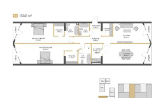 Продажа 4-комнатной квартиры, 168 м² - Продажа четырехкомнатных квартир в монолитно-каркасном доме в Казахстане