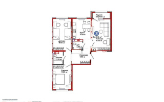 Продажа 3-комнатной квартиры, 84 м², ул. С-902, дом  8 - Продажа квартир в Астане без посредников