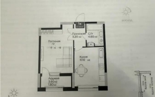 Продажа 1-комнатной квартиры, 37.5 м², ул. Е-36, дом  5 - Продажа  однокомнатных квартир в Астане без посредников