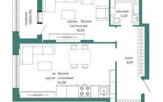 Продажа 2-комнатной квартиры, 57 м², ул. Достык, дом  8/3 - Продажа квартир в новостройках Астаны