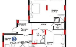 Продажа 3-комнатной квартиры, 98.5 м² - Продажа трехкомнатных квартир от собственников в Астане - страница 2