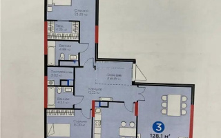 Продажа 3-комнатной квартиры, 128.1 м², ул. Кунаева, дом  3 стр - Продажа  трехкомнатных квартир в новостройках Астаны