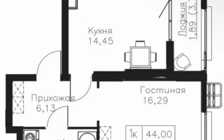 Продажа 1-комнатной квартиры, 44 м², пр. Мангилик Ел, дом  63/1 - Продажа  однокомнатных квартир в Астане с фото