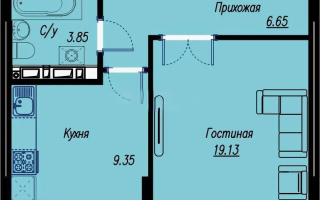 Продажа 1-комнатной квартиры, 40.42 м², ул. Е-496, дом  8 стр - Продажа квартир в Астане с фото