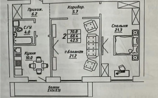 Продажа 2-комнатной квартиры, 70.8 м², ул. Бокейхана, дом  13 стр - Продажа  двухкомнатных квартир в новостройках Астаны без посредников