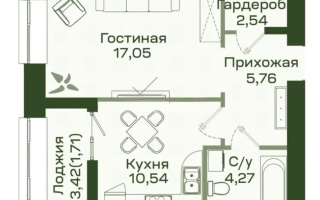 Продажа 1-комнатной квартиры, 42 м² - Продажа квартир в новостройках Астаны без посредников - страница 102