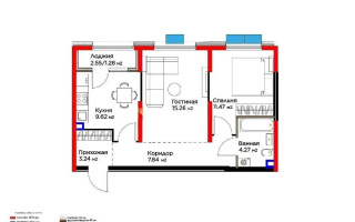 Продажа 2-комнатной квартиры, 54 м², ул. Момышулы, дом  11/14а - Продажа квартир в Алматы с фото